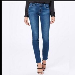 PAIGE Jimmy Jimmy Skinny Jeans Size 27 Blue Medium Wash Low Rise Stretch Denim